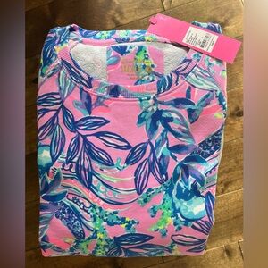 NWT Lilly Pulitzer Beach Comber Pullover with pockets and side zippers